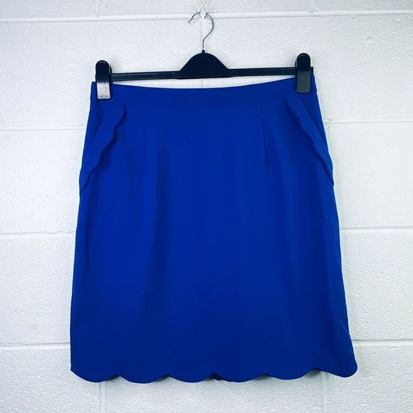 Brixon Ivy Large Pencil Skirt Heidi Scallop Hem - Picture 1 of 6